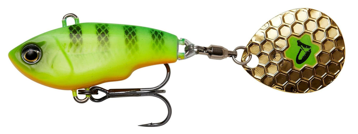 SAVAGE GEAR FAT TAIL SPIN 8CM 24G S FIRETIGER MŰCSALI