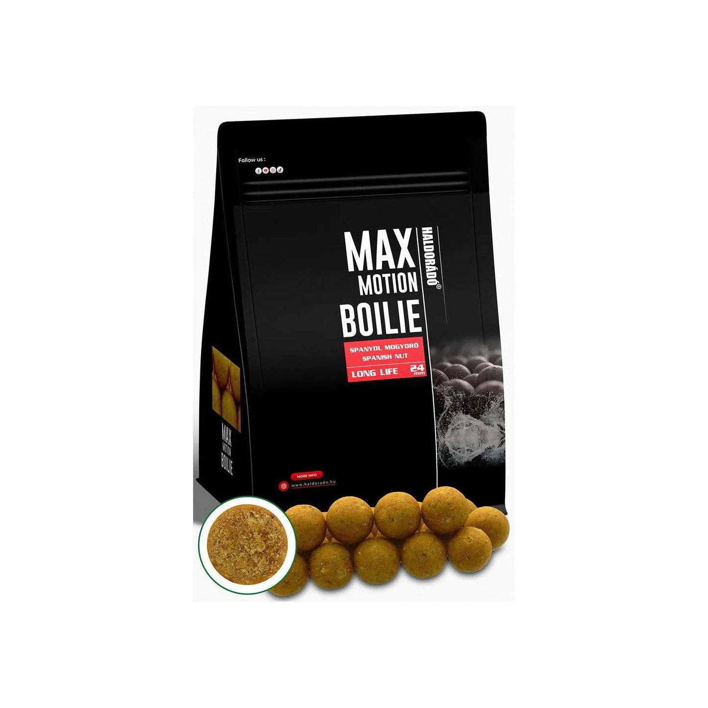 HALDORÁDÓ MAX MOTION BOILIE LONG LIFE 24MM SPANYOL MOGYORÓ 800G