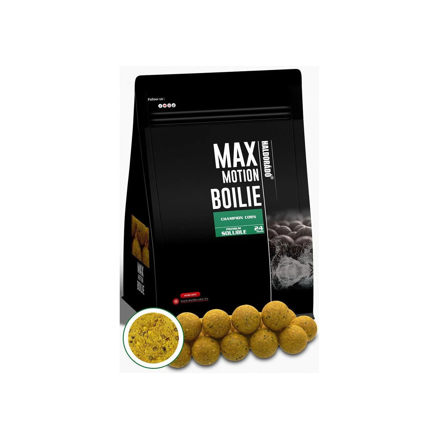 HALDORÁDÓ MAX MOTION BOILIE PREMIUM OLDÓDÓ 24MM CHAMPION CORN 800G