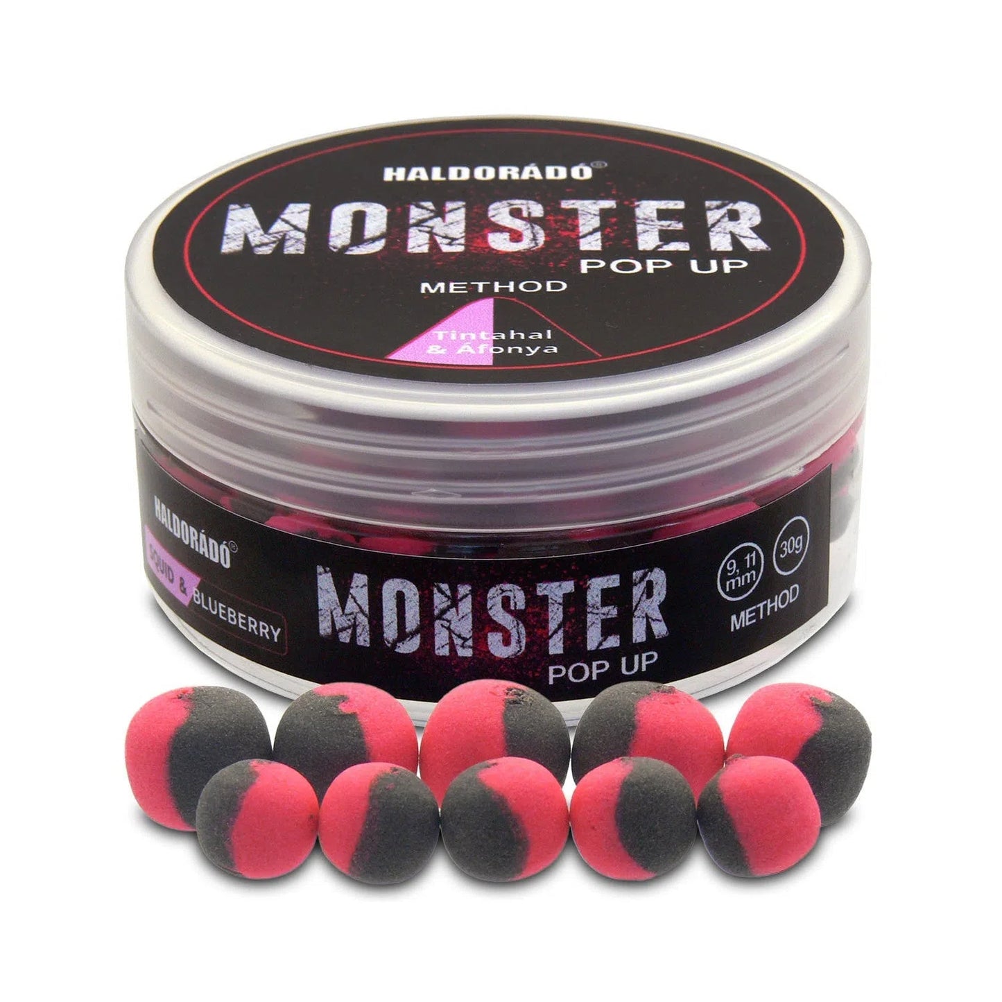 HALDORÁDÓ MONSTER POP UP METHOD TINTAHAL-ÁFONYA 9-11MM