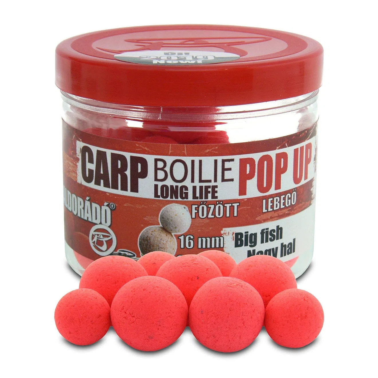 HALDORÁDÓ POP UP FŐZÖTT CSALIZÓ BOJLI NAGY HAL 18MM