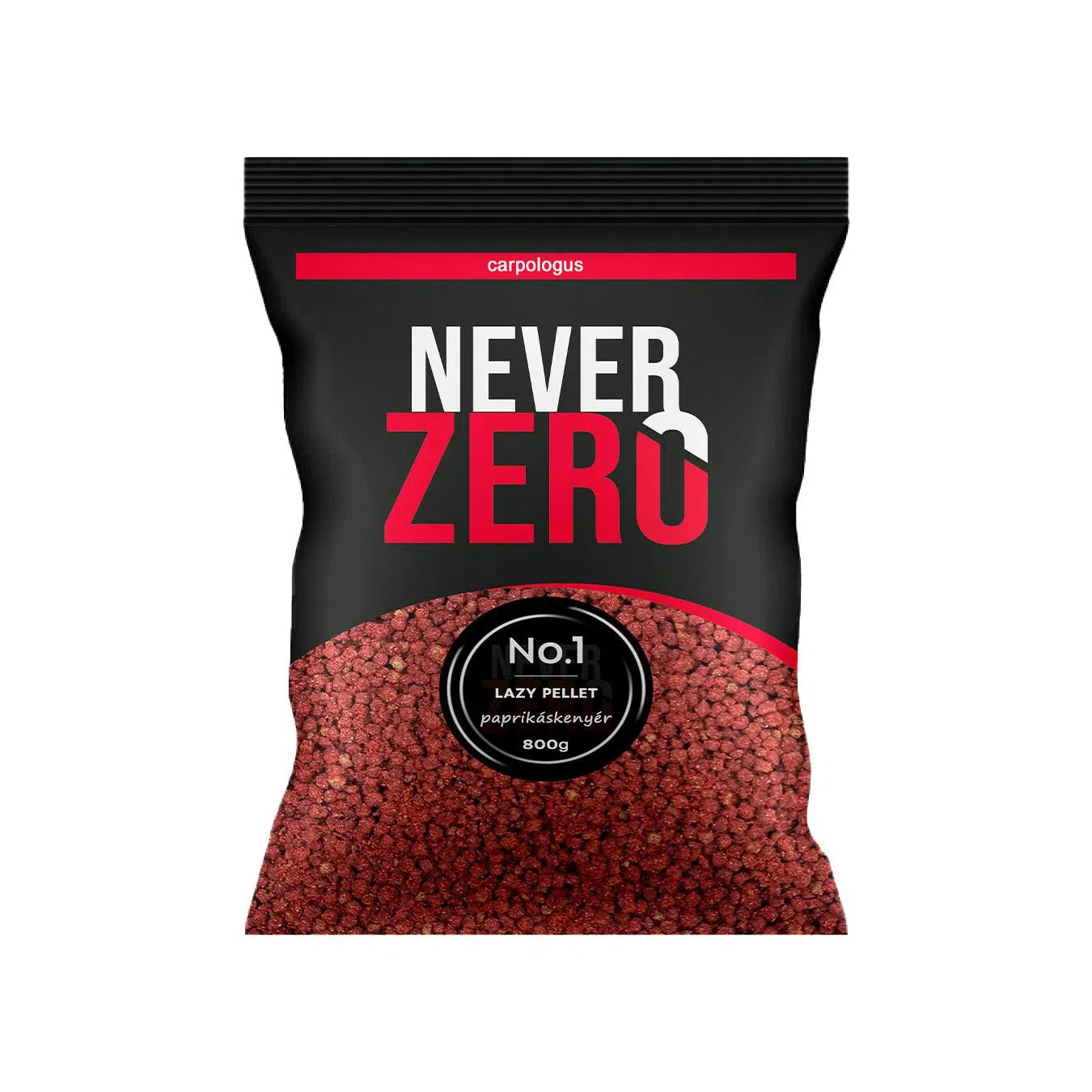 NEVER ZERO ELŐRE NEDVESÍTETT LAZY PELLET 4MM PAPRIKÁS KENYÉR NO1 800G