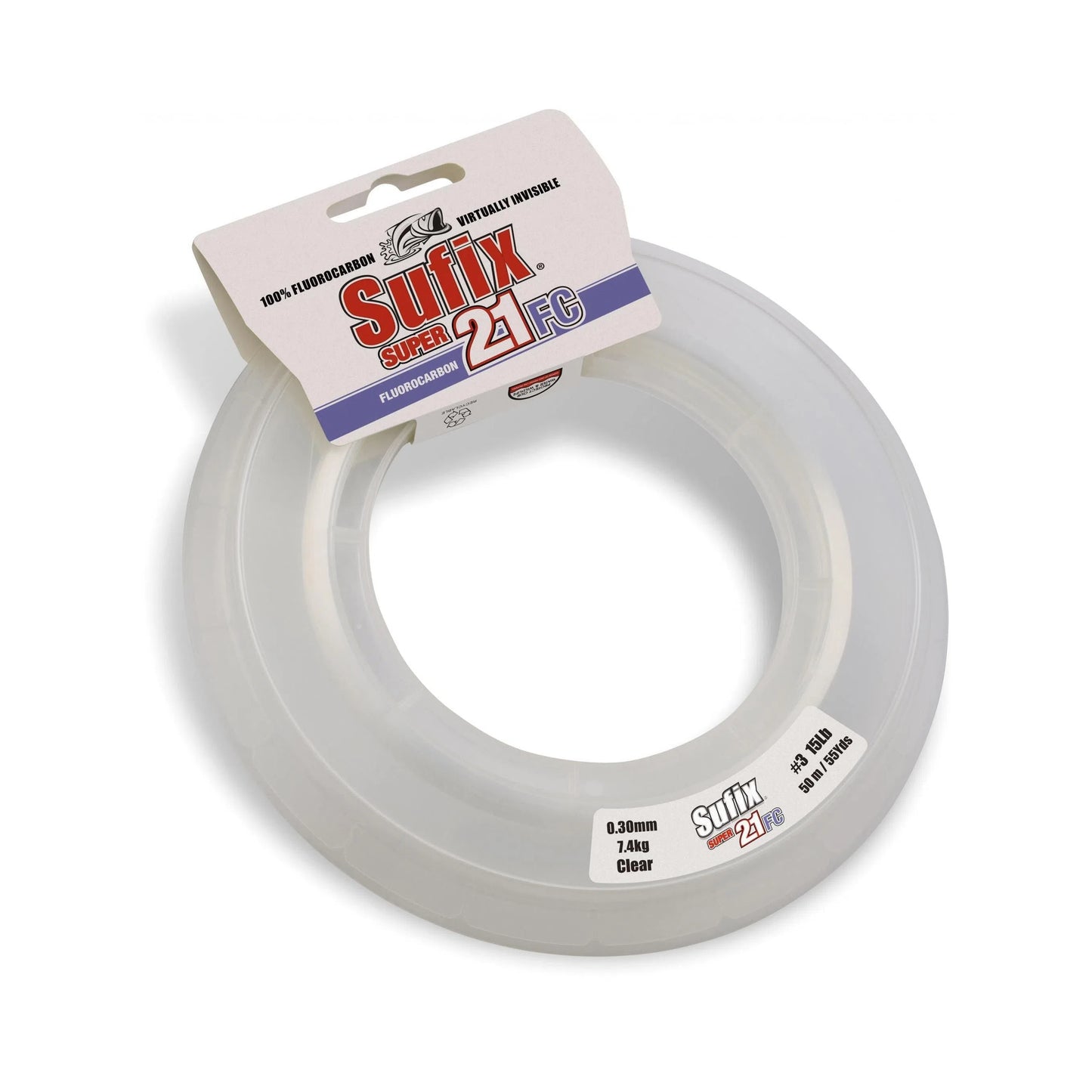 SUFIX SUPER 21 FLUOROCARBON 50M 0.30MM