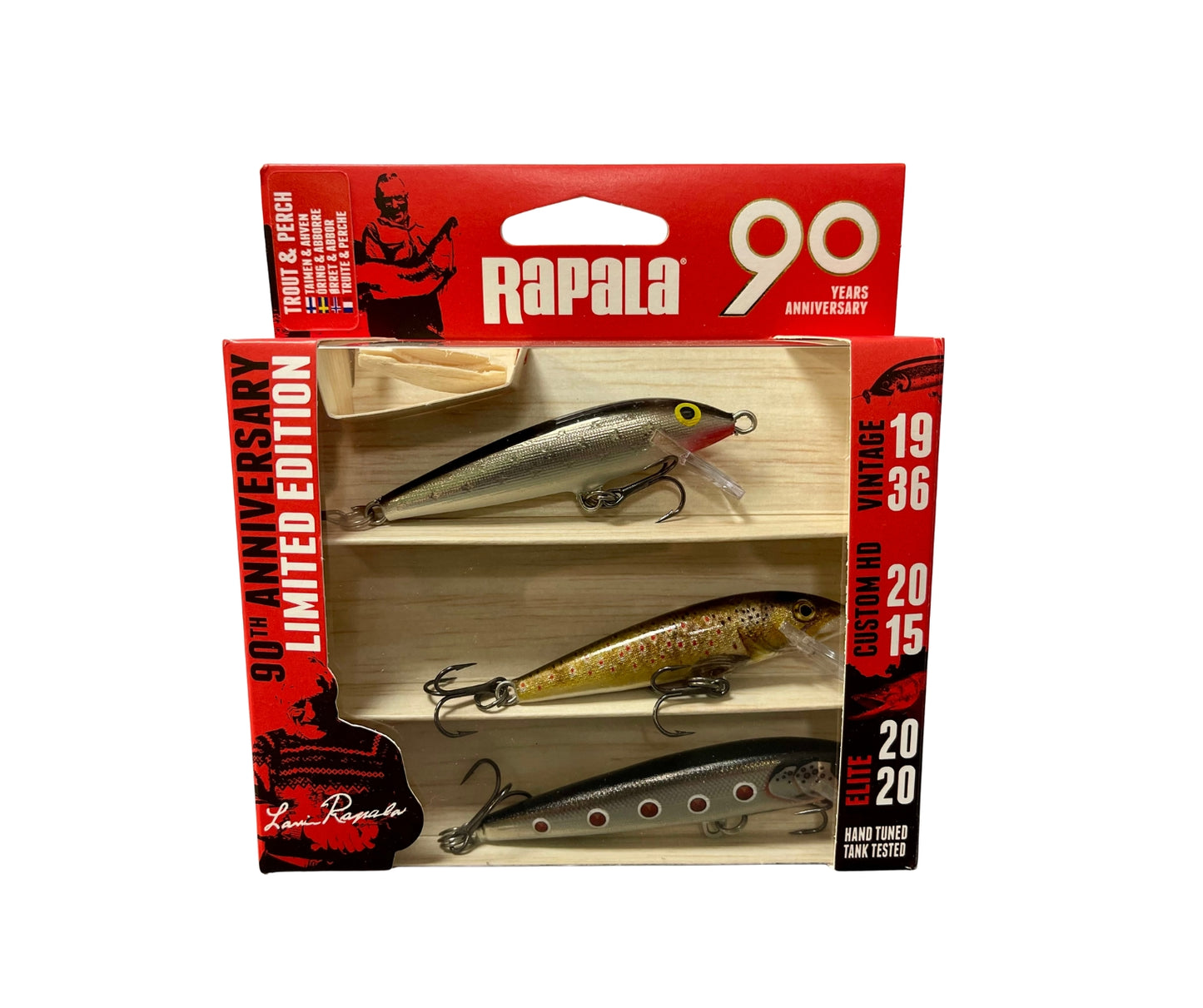 RAPALA 90 ÉVFORDULÓS WOBBLER SZETT LIMITÁLT KIADÁS