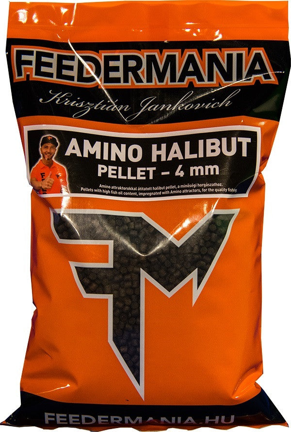 FEEDERMANIA PELLET 4MM AMINO HALIBUT 800G