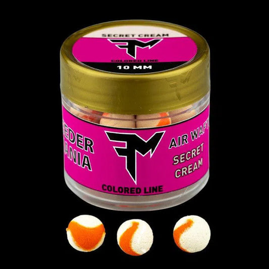 FEEDERMANIA AIR WAFTERS COLORED LINE 10MM SECRET CREAM