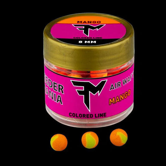 FEEDERMANIA AIR WAFTERS COLORED LINE 8MM MANGO
