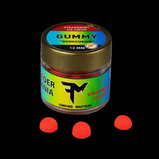 FEEDERMANIA GUMICUKOR CSALI 12MM STRAWBERRY ICE CREAM