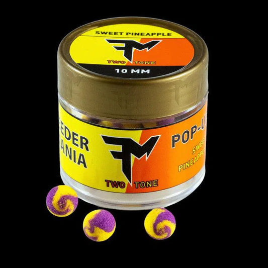 FEEDERMANIA POP-UP BOILIE TWO TONE 10MM SWEET PINEAPPLE