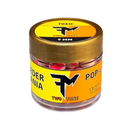 FEEDERMANIA POP-UP BOILIE TWO TONE 9MM TOXIC