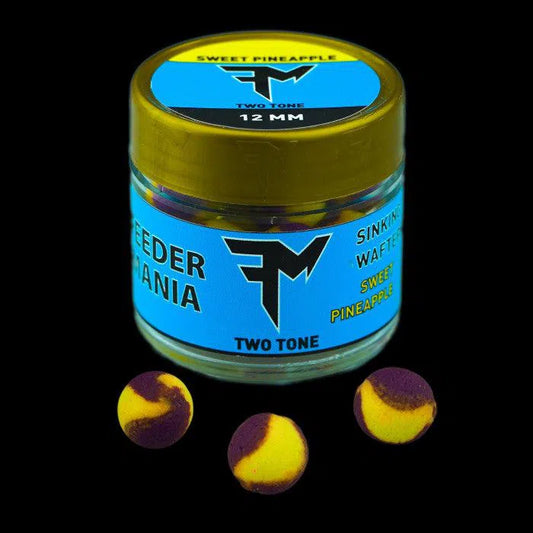 FEEDERMANIA SINKING WAFTERS TWO TONE 12MM SWEET PINEAPPLE