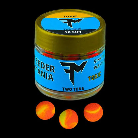 FEEDERMANIA SINKING WAFTERS TWO TONE 12MM TOXIC