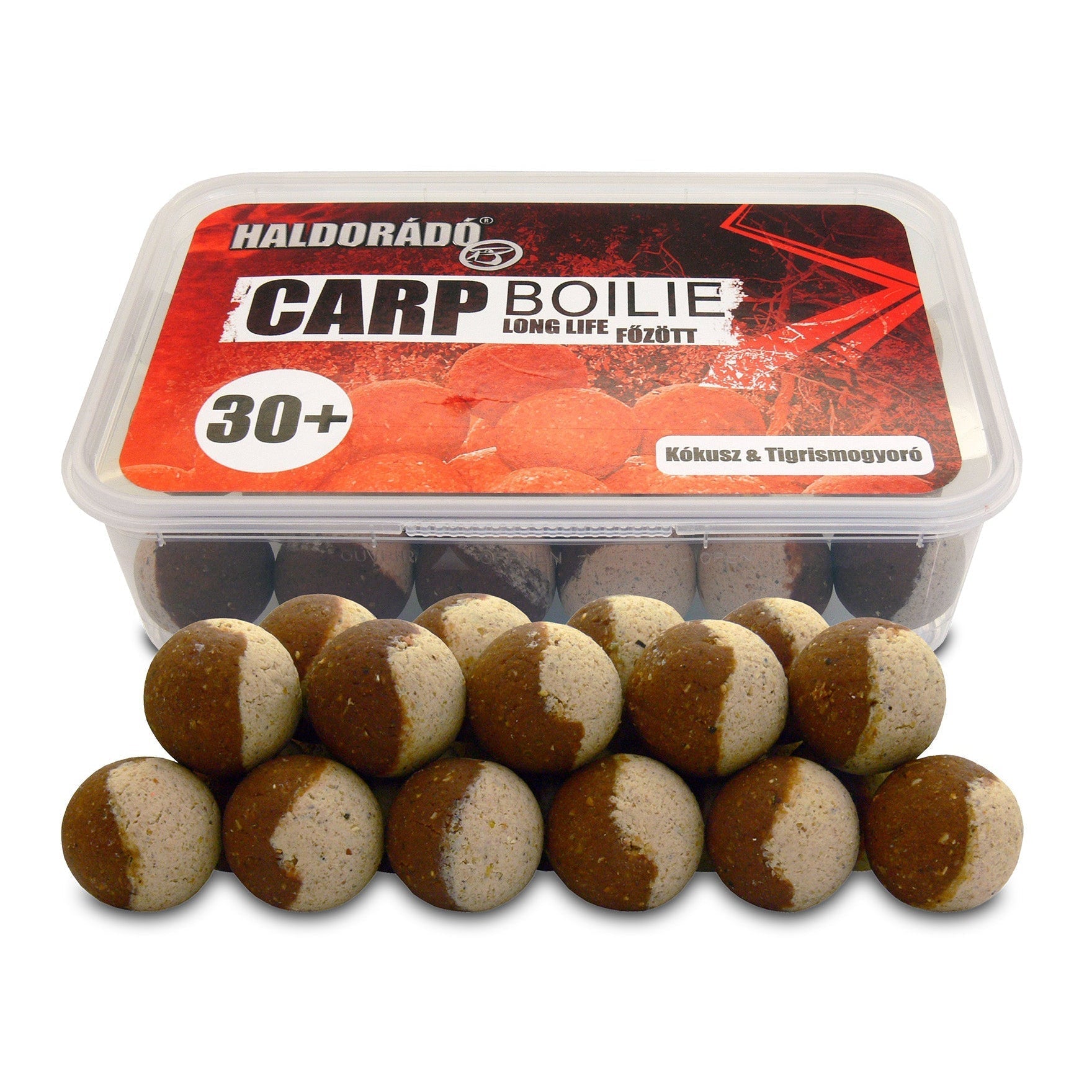 HALDORÁDÓ CARP BOILIE 30MM KÓKUSZ-TIGRISMOGYORÓ 400G