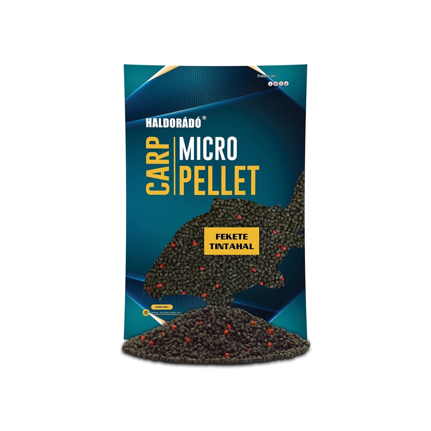 HALDORÁDÓ CARP MICRO PELLET FEKETE TINTAHAL 600G