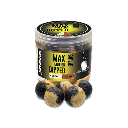 HALDORÁDÓ MAX MOTION BOILIE DIPPED 20MM KÓKUSZ-TIGRISMOGYORÓ 80G