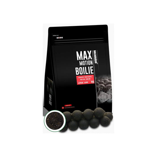 HALDORÁDÓ MAX MOTION BOILIE LONG LIFE 20MM FEKETE TINTAHAL 800G