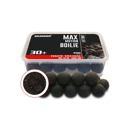 HALDORÁDÓ MAX MOTION BOILIE LONG LIFE 30+MM FEKETE TINTAHAL 400G