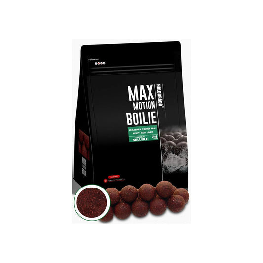 HALDORÁDÓ MAX MOTION BOILIE PREMIUM OLDÓDÓ 24MM FŰSZERES VÖRÖS MÁJ 800G