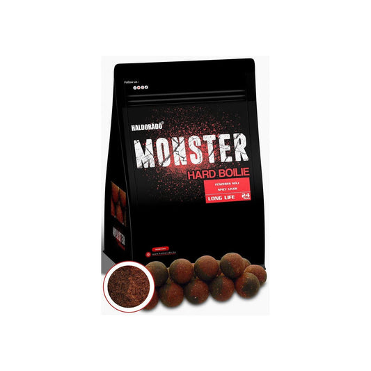 HALDORÁDÓ MONSTER HARD BOILIE 24+MM FŰSZERES MÁJ 700G