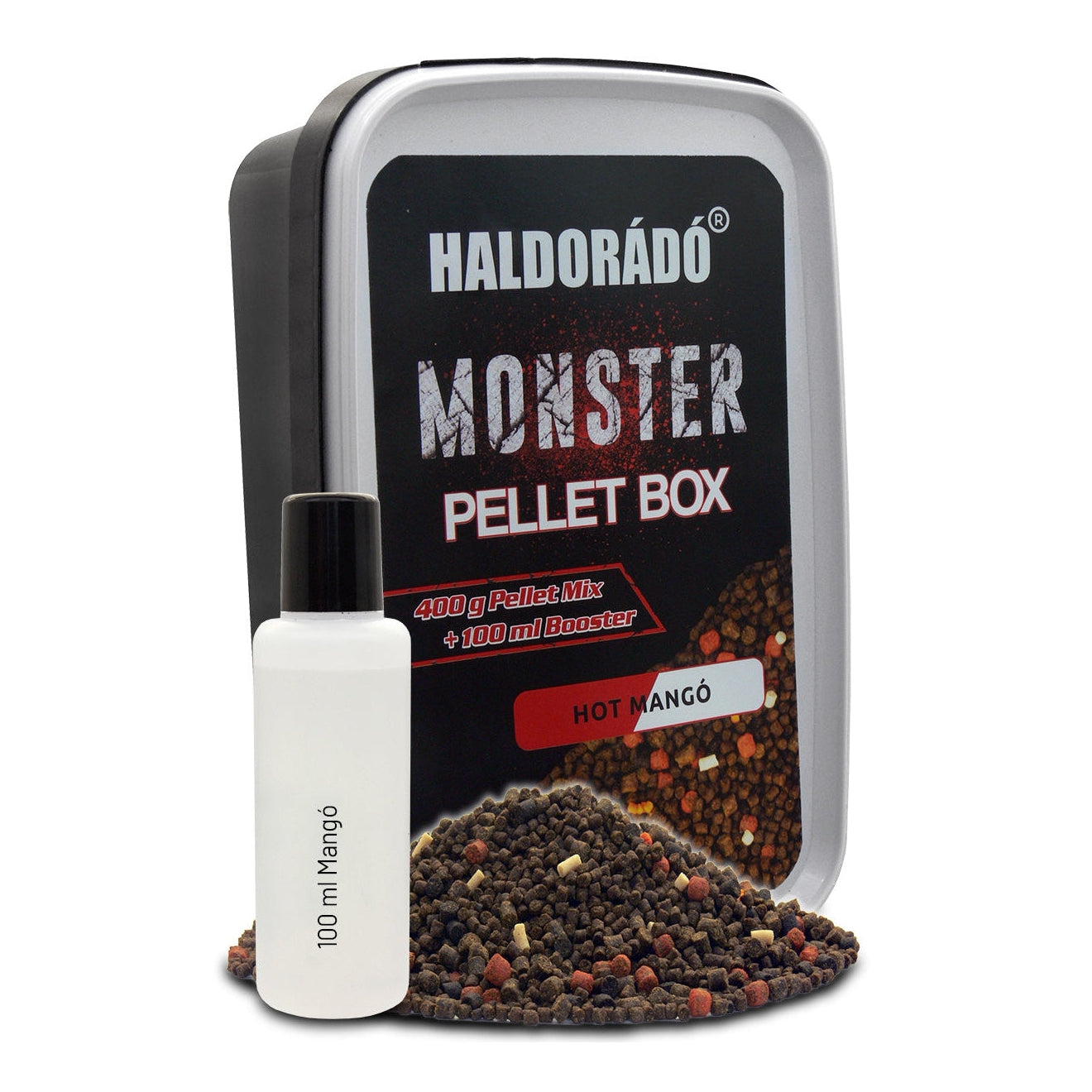 HALDORÁDÓ MONSTER PELLET BOX HOT MANGÓ 400G