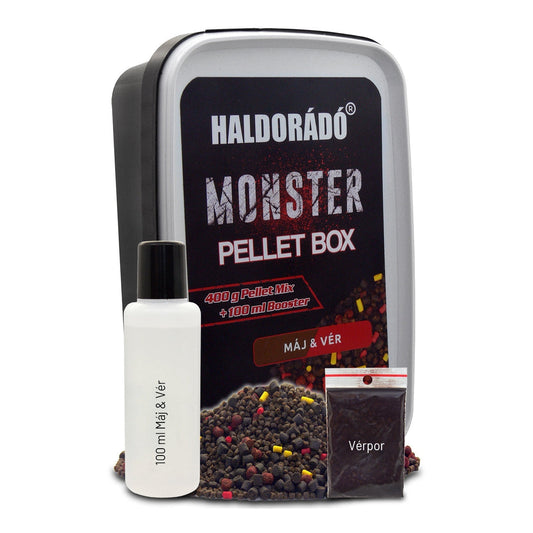 HALDORÁDÓ MONSTER PELLET BOX MÁJ-VÉR 400G