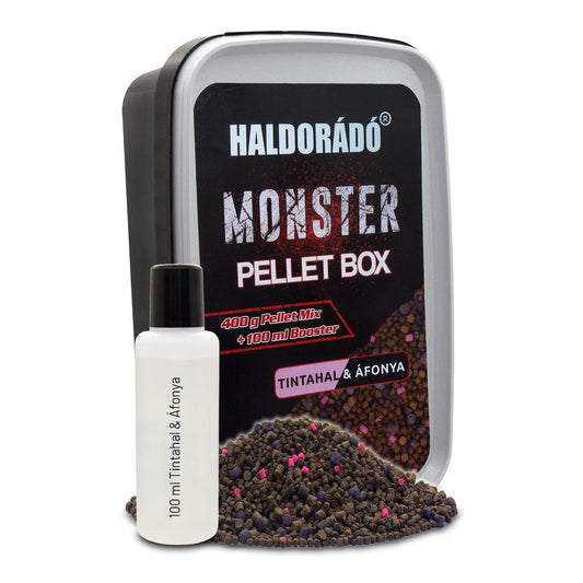 HALDORÁDÓ MONSTER PELLET BOX TINTAHAL-ÁFONYA 400G