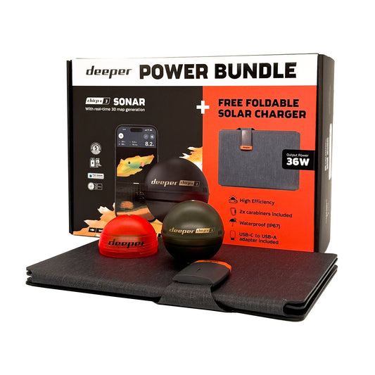 DEEPER CHIRP 3 HALRADAR WINTER POWER BUNDLE - AJÁNDÉK NAPELEMES TÖLTŐVEL