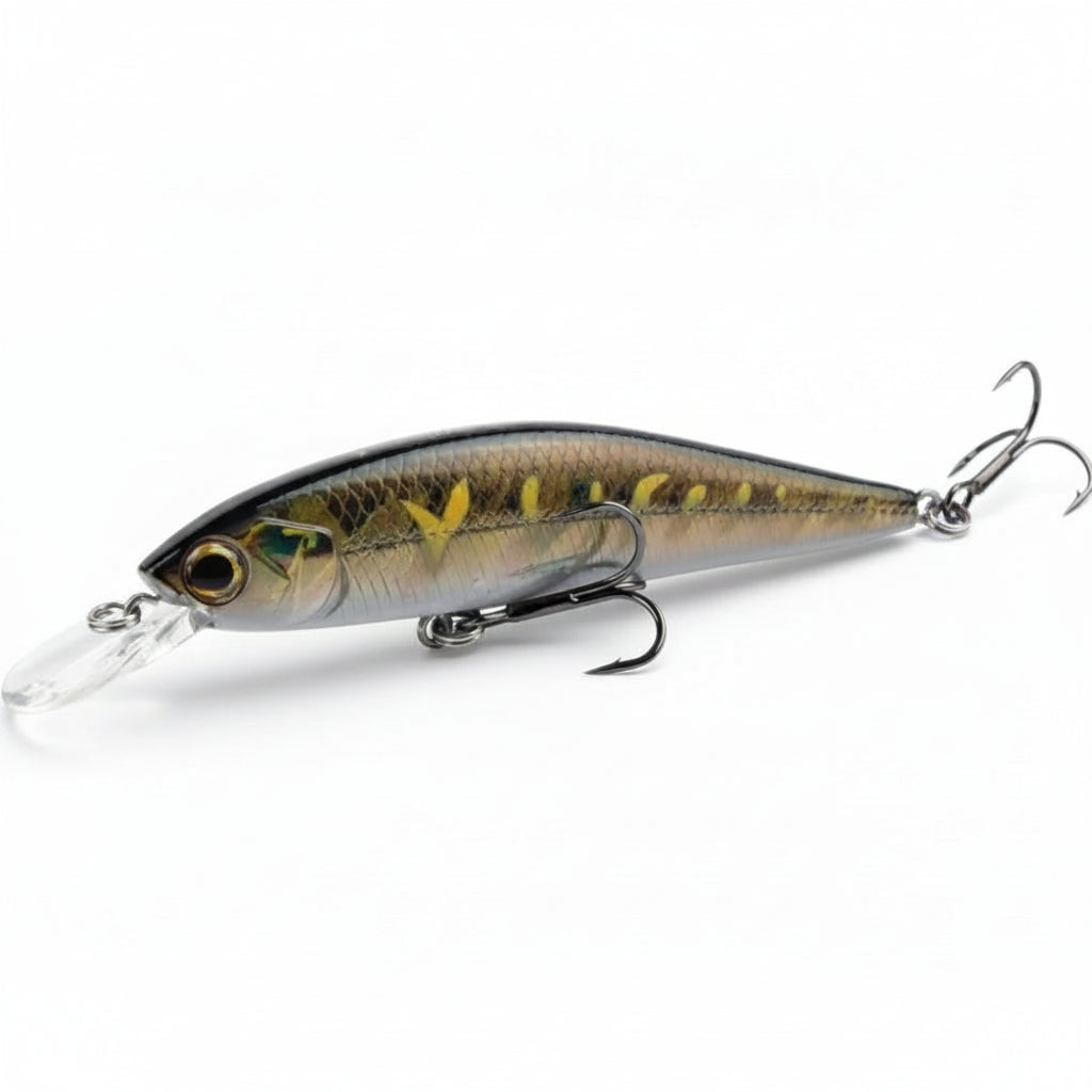 SHIMANO LURE YASEI TRIGGER TWITCH SP 60MM 0M-2M BROWN GOLD TIGER 4G