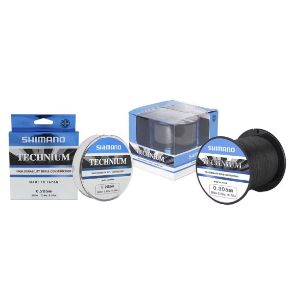 SHIMANO TECHNIUM MONOFIL ZSINOR 1250m 0.285mm 7,5kg SZÜRKE