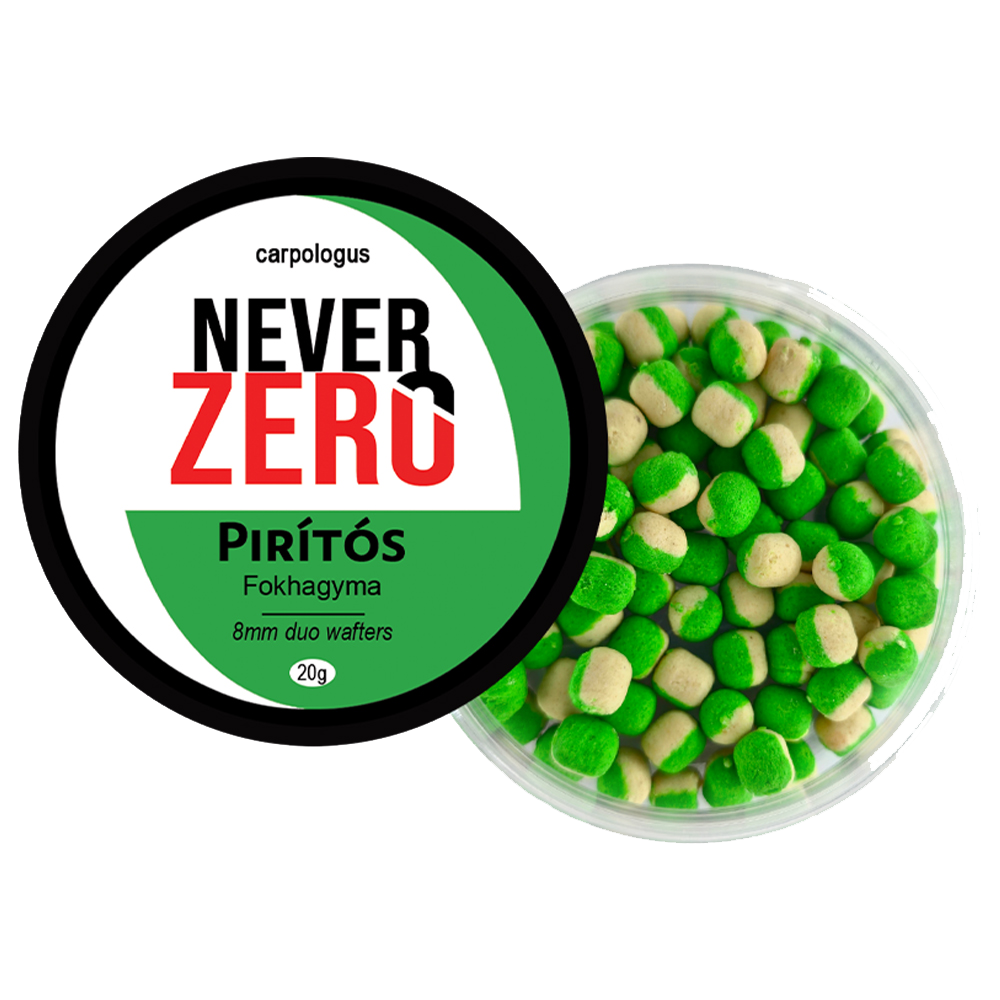 NEVER ZERO DUO WAFTER 8MM PIRÍTÓS FOKHAGYMA CSALI