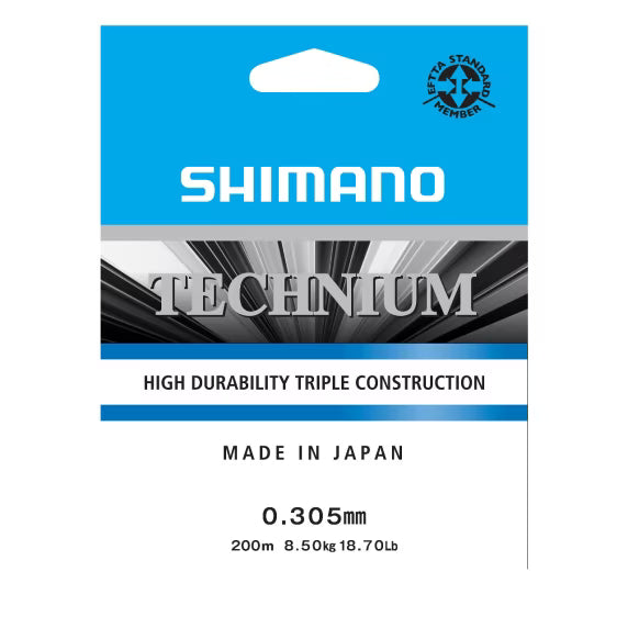 SHIMANO TECHNIUM MONOFIL ZSINOR 300m 0.255mm 6.1kg SZÜRKE