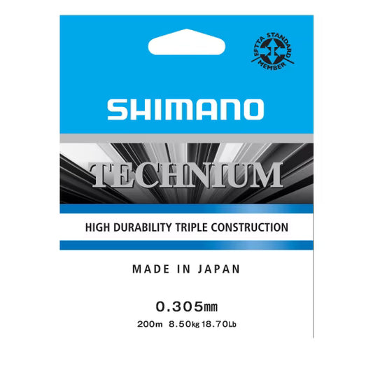 SHIMANO TECHNIUM MONOFIL ZSINOR 300m 0.285mm 7.5kg SZÜRKE