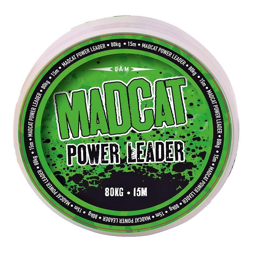 FONOTT ELŐKEZSINÓR MADCAT POWER LEADER 15M 0.80MM 80KG BROWN