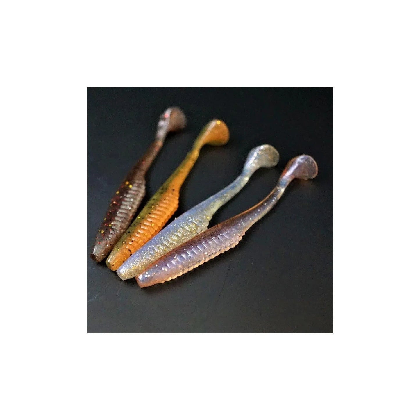 DUO REALIS VERSA SHAD 3" 7.6CM F086 PURPLE BACK SHAD 10 DB GUMIHAL