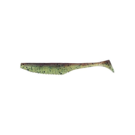 DUO REALIS VERSA SHAD 3" 7.6CM F082 GREEN PUMPKIN CHARTREUSE 10 DB GUMIHAL